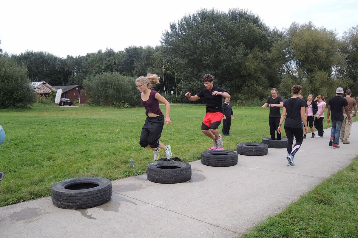 Bootcamp als Rahmenprogramm im Burghotel Staufeneck.