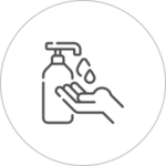 Hygienemaßnahme Hände waschen im Burghotel Staufeneck.