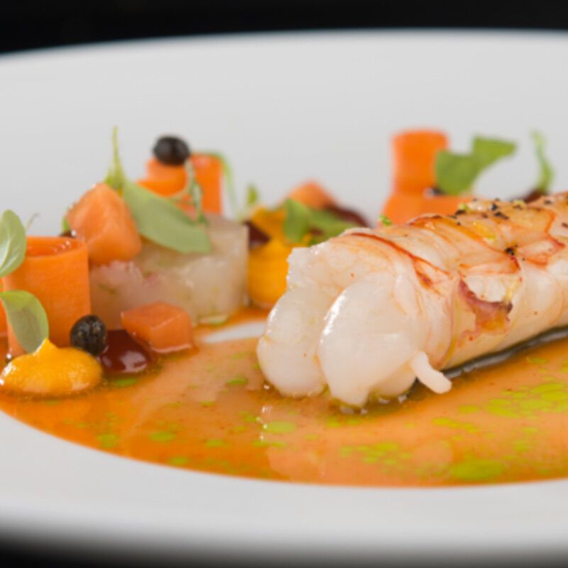 Fine Dining im Gourmetrestaurant im Burghotel Staufeneck.