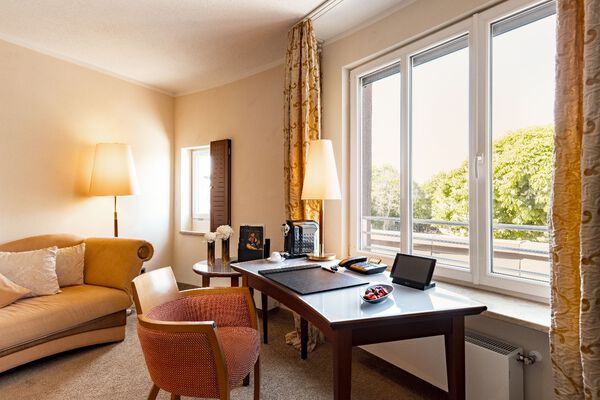 Premium Doppelzimmer im Burghotel Staufeneck.